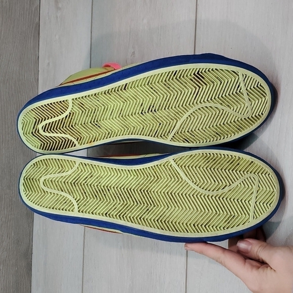 Nike Blazer Mens Mid Multicolor Hi Top Leather ID CW4649-993 Sneakers shoes sz 9 - Picture 9 of 12